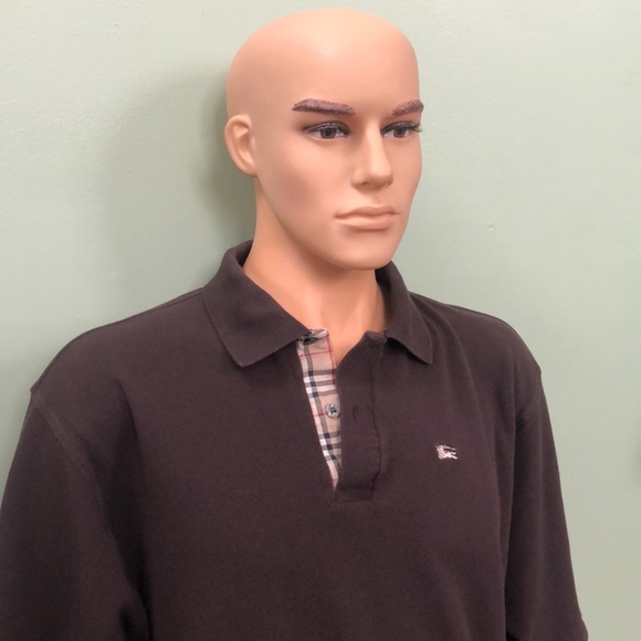 Burberry Men's Size XXL Brown Polo Shirt - Picture 4 of 9